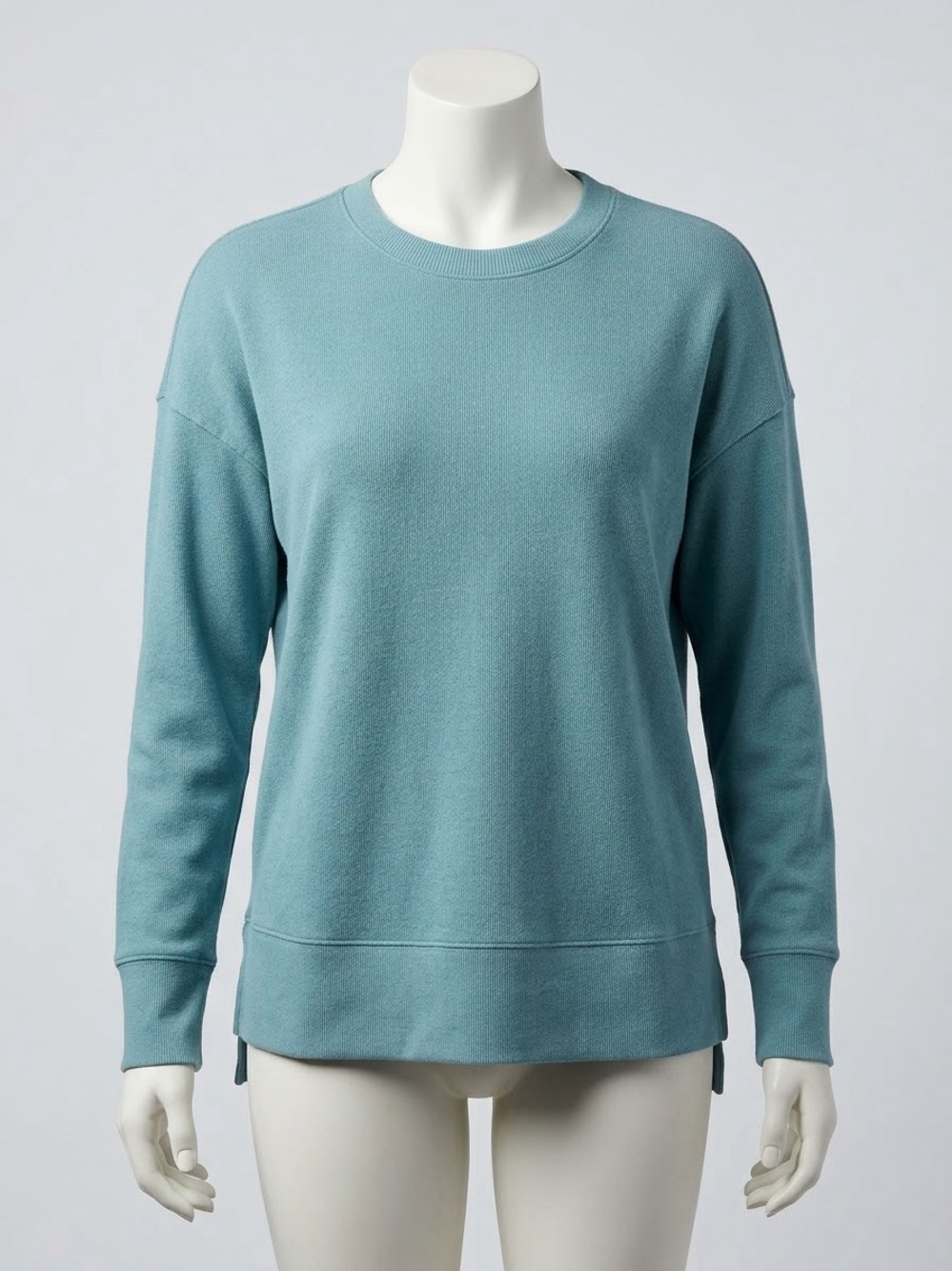Time and Tru Seafoam Crewneck Pullover
